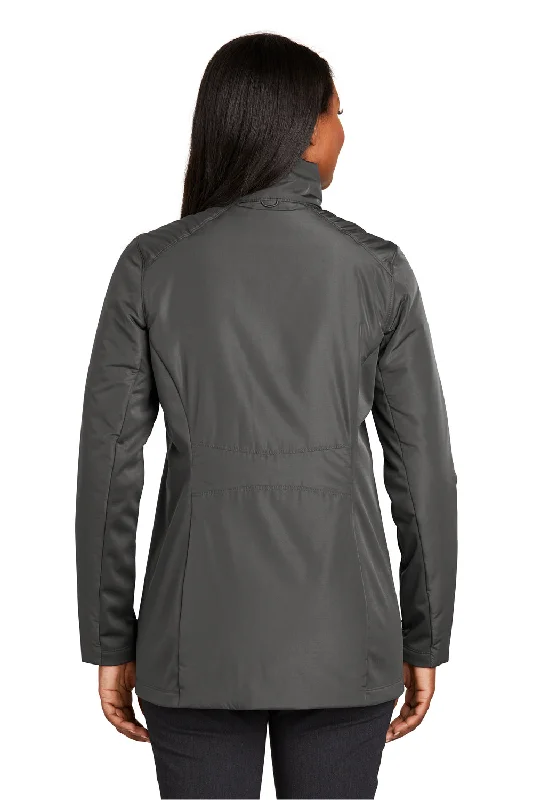 Port Authority Womens Collective Wind & Water Resistant Full Zip Jacket - Graphite Grey