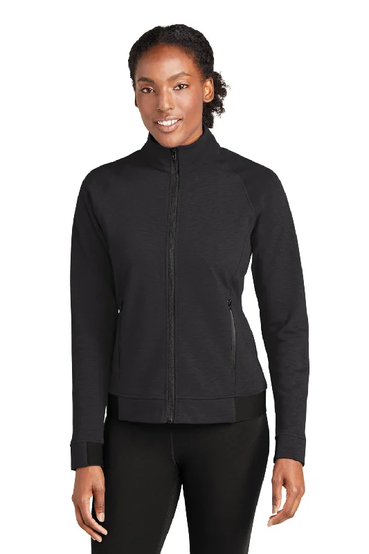 Sport-Tek Womens Strive PosiCharge Full Zip Jacket - Black