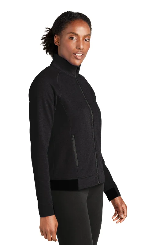 Sport-Tek Womens Strive PosiCharge Full Zip Jacket - Black