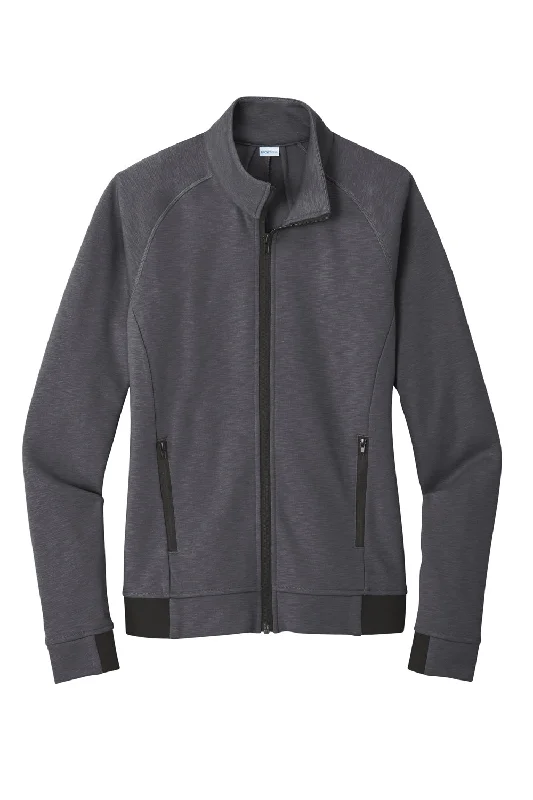 Sport-Tek Womens Strive PosiCharge Full Zip Jacket - Graphite Grey