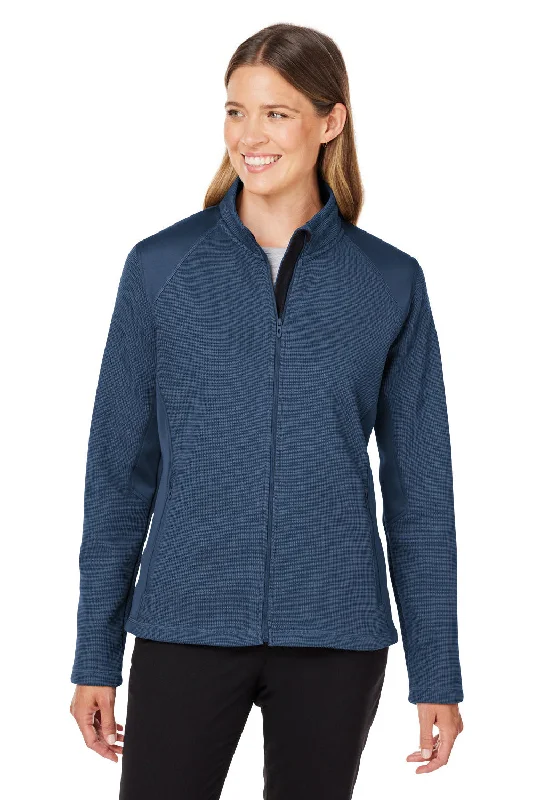 Spyder Womens Constant Canyon Full Zip Sweater Jacket - Frontier Blue