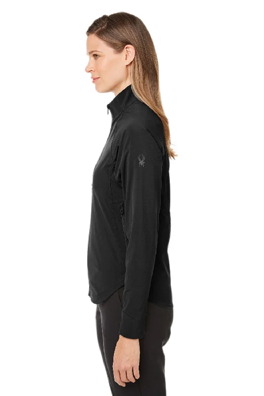 Spyder Womens Glydelite Full Zip Jacket - Black