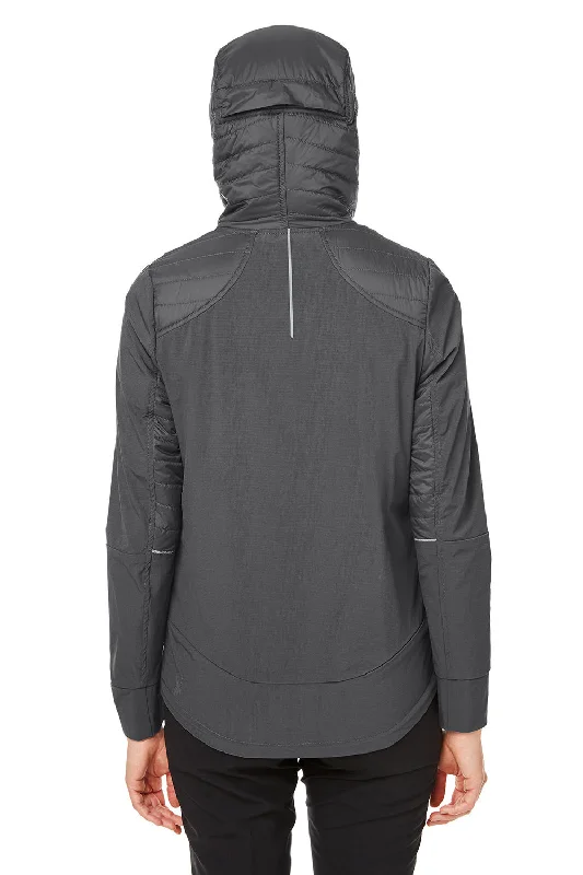 Spyder Womens Powerglyde Full Zip Hooded Jacket - Polar Grey