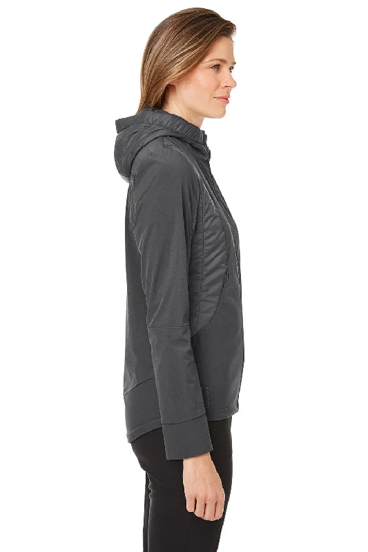 Spyder Womens Powerglyde Full Zip Hooded Jacket - Polar Grey