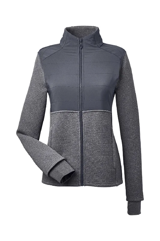 Spyder Womens Pursuit Full Zip Jacket - Heather Black/Polar Grey