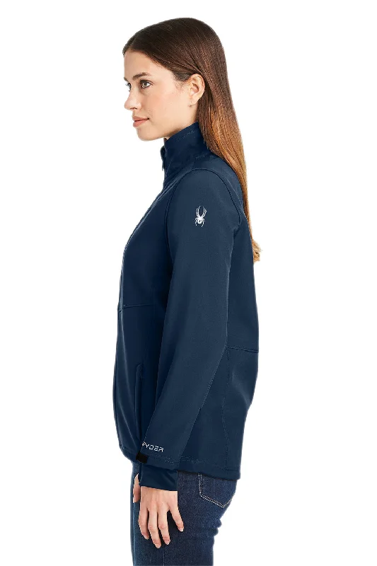 Spyder Womens Touring Full Zip Jacket - Frontier Blue