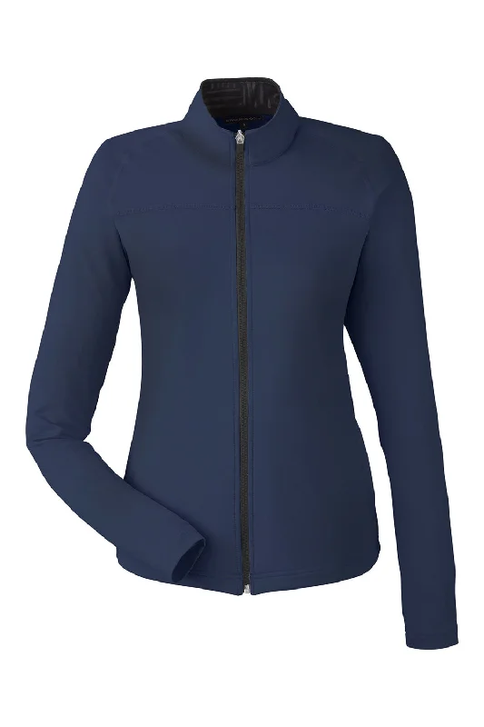 Swannies Golf Womens Cora Full Zip Jacket - Navy Blue