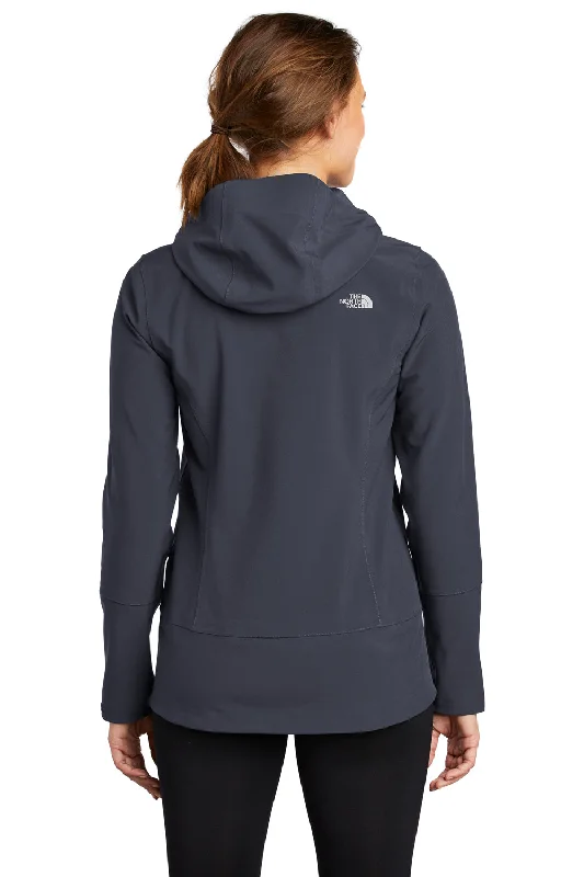 The North Face Womens Apex DryVent Windproof & Waterproof Full Zip Hooded Jacket - Urban Navy Blue