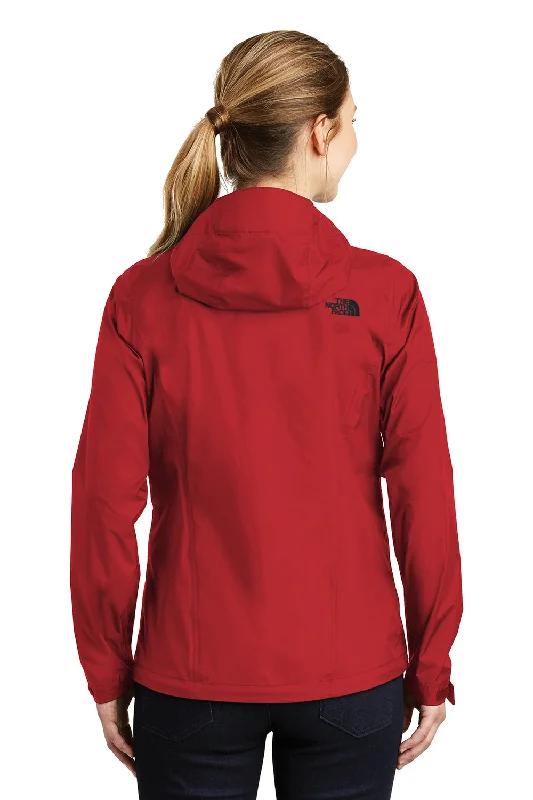 The North Face Womens DryVent Windproof & Waterproof Full Zip Hooded Jacket - Rage Red - Closeout