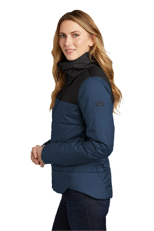 The North Face Womens Water Resistant Everyday Insulated Full Zip Jacket - Shady Blue - Closeout