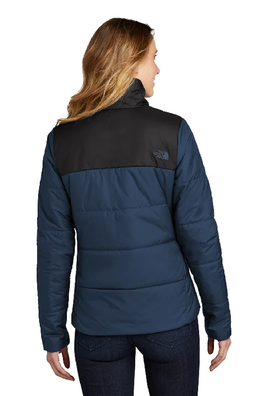 The North Face Womens Everyday Water Resistant Insulated Full Zip Jacket - Shady Blue