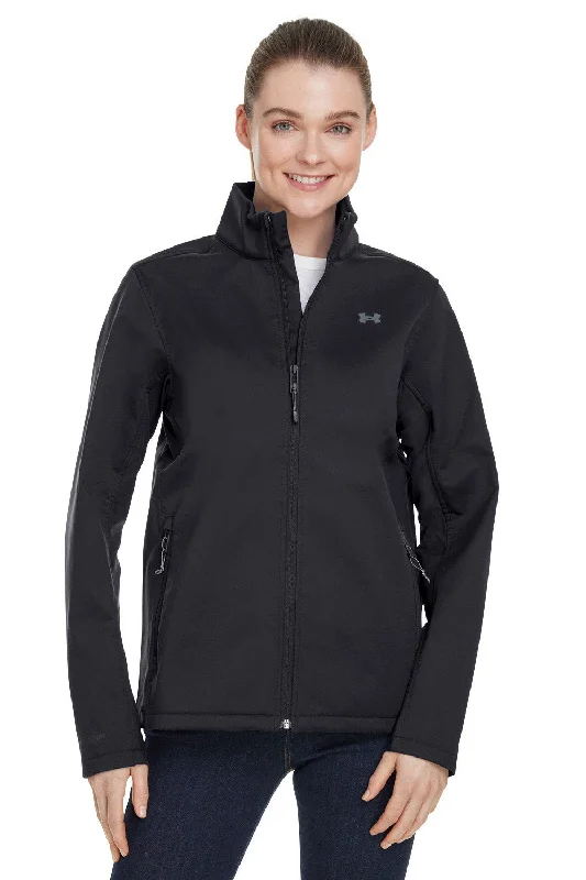 Under Armour Womens ColdGear Infrared Shield 2.0 Windproof & Waterproof Full Zip Jacket - Black