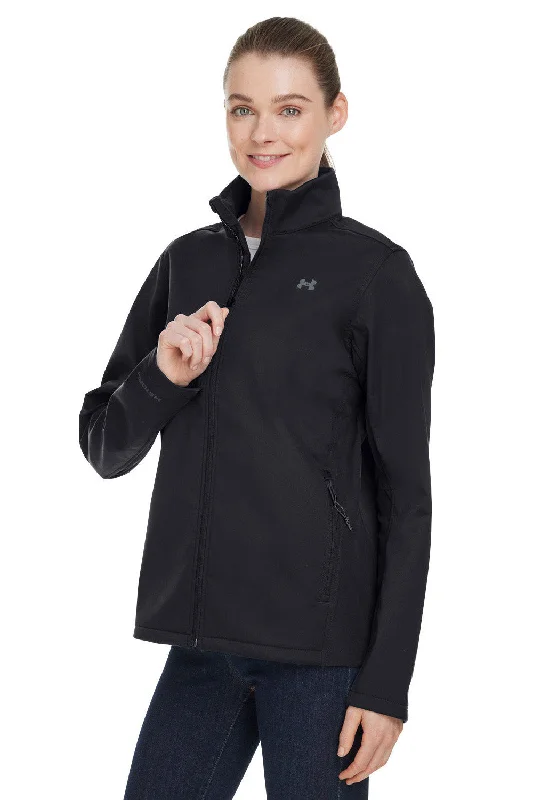 Under Armour Womens ColdGear Infrared Shield 2.0 Windproof & Waterproof Full Zip Jacket - Black