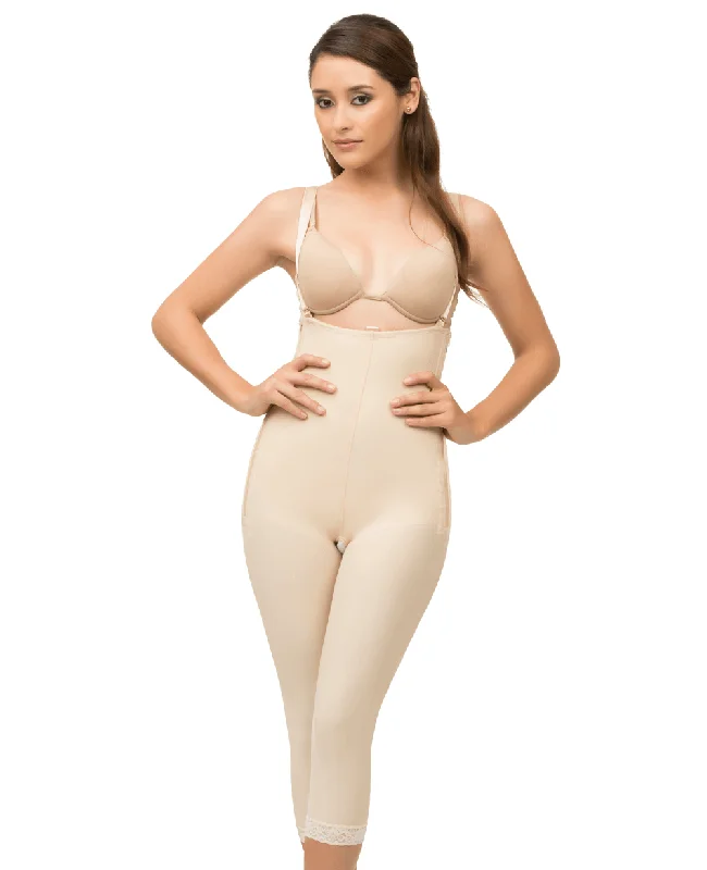 Below the Knee Compression Bodysuit w/Zippers (BS05)