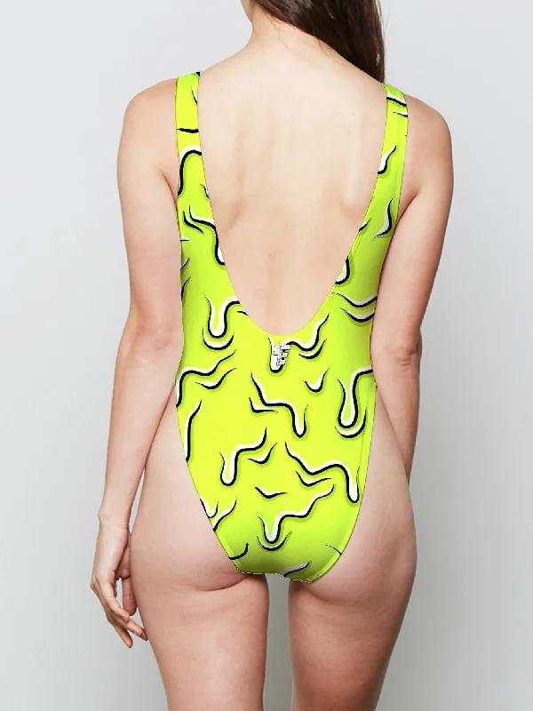 Neon Drippy (Green) Bodysuit