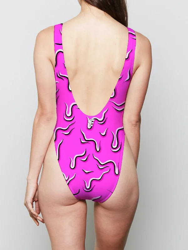 Neon Drippy (Pink) Bodysuit