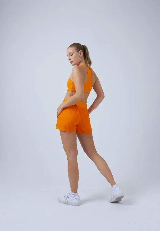 Advantage Tennis Shorts mit Ballhalter, orange