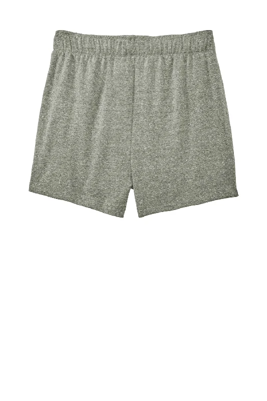 District Womens Perfect Tri Fleece Shorts w/ Pockets - Grey Frost