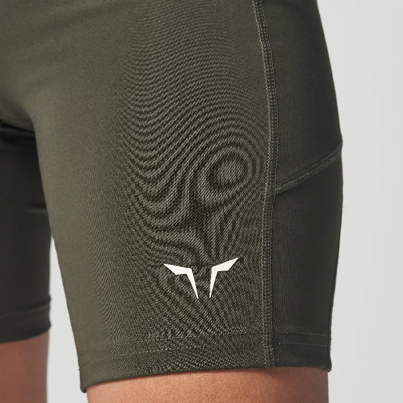 Essential 7'' Cycling Shorts - Khaki