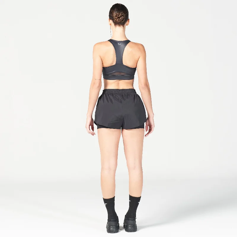 Glaze 2-in-1 Shorts - Black