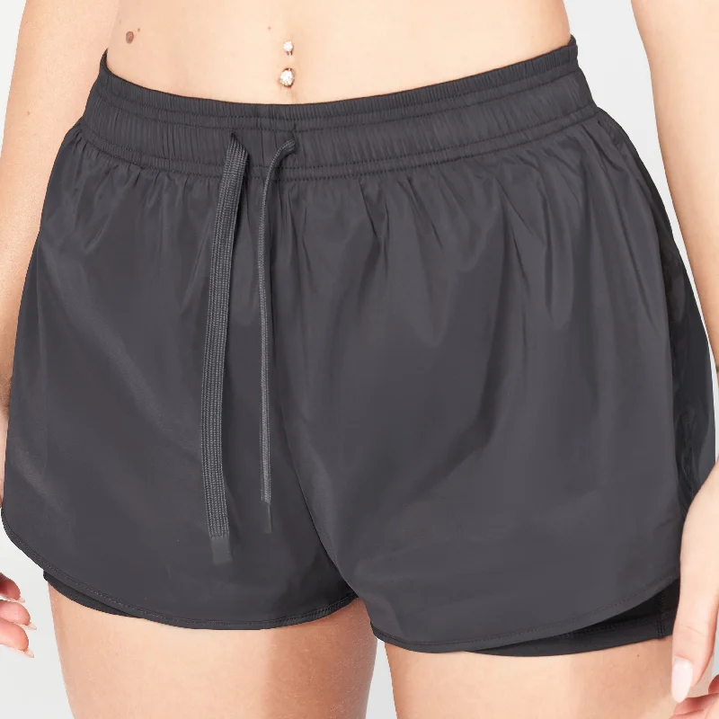 Glaze 2-in-1 Shorts - Black