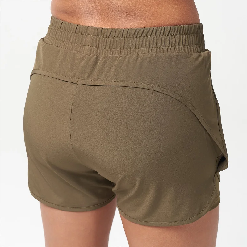 LAB360° Never Stop 2-In-1 Shorts - Dark Olive