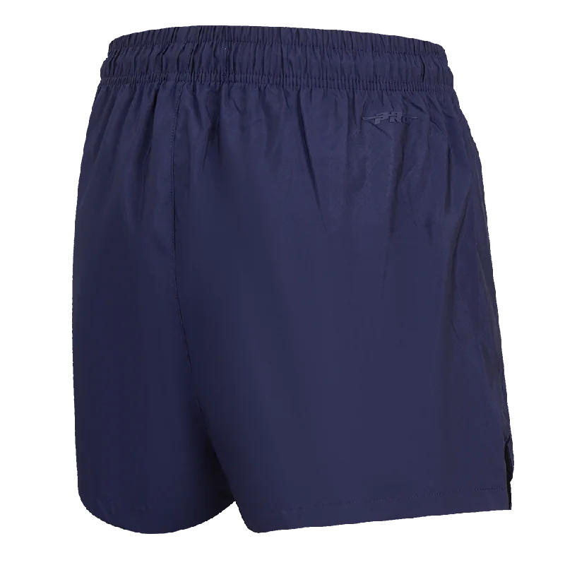 MLB ATLANTA BRAVES TRIPLE TONAL WOMEN'S WOVEN SHORT (MIDNIGHT NAVY)