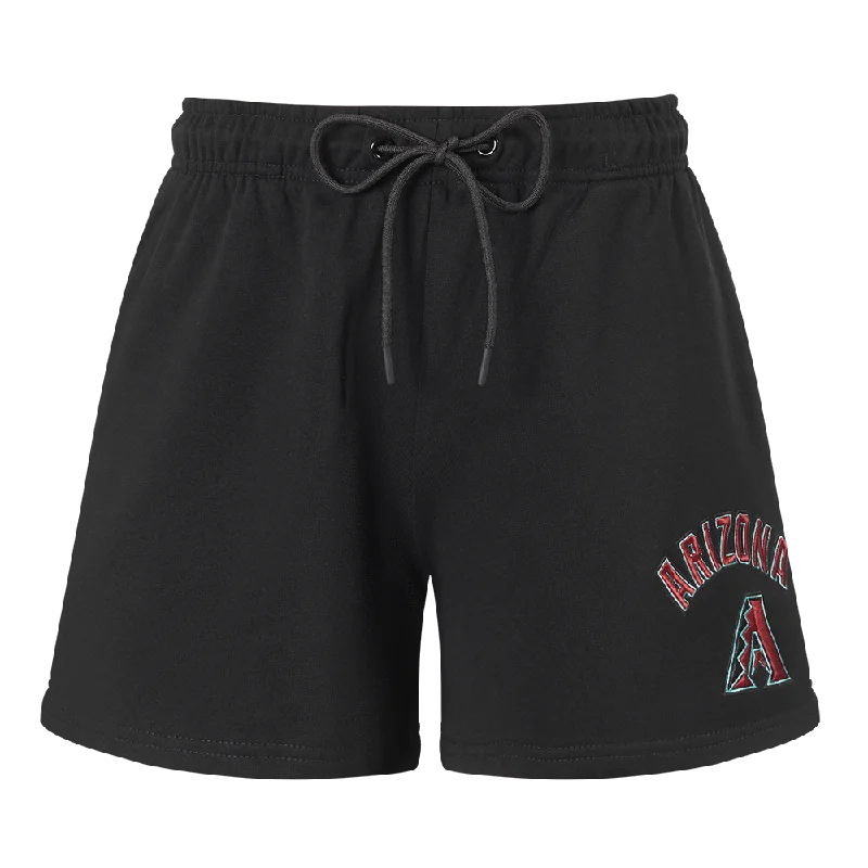 MLB ARIZONA DIAMONDBACKS CLASSIC WOMEN'S FLC SHORT (BLACK)