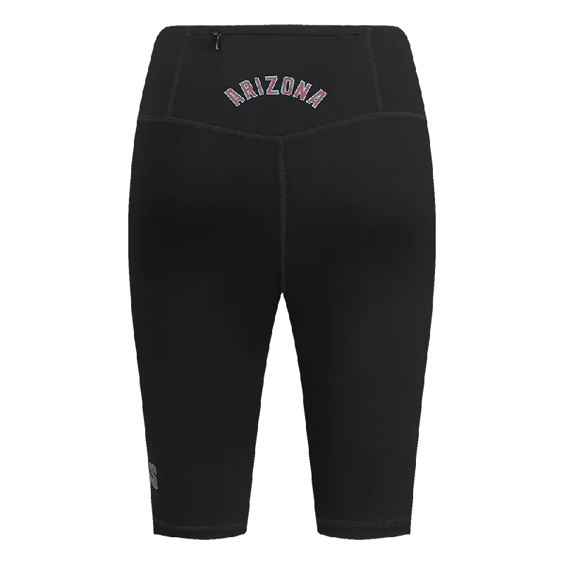 MLB ARIZONA DIAMONDBACKS CLASSIC WOMEN'S CTN BIKE SHORT (BLACK)