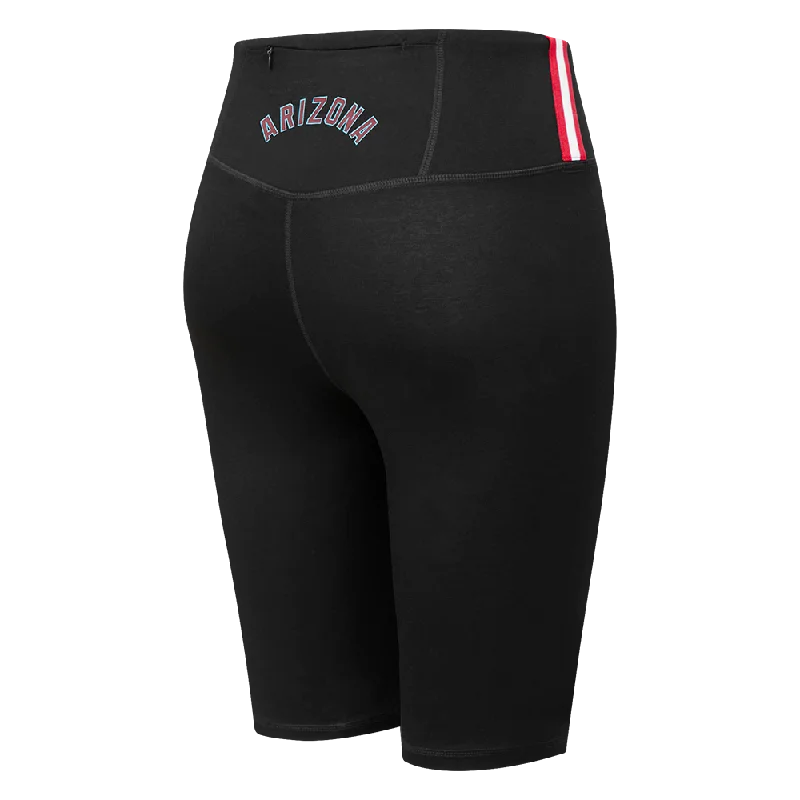 MLB ARIZONA DIAMONDBACKS CLASSIC WOMEN'S CTN BIKE SHORT (BLACK)