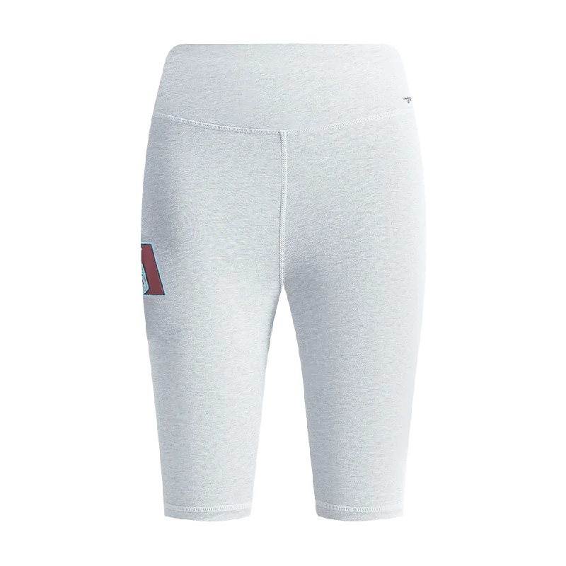 MLB ARIZONA DIAMONDBACKS CLASSIC WOMEN'S CTN BIKE SHORT (HEATHER GREY)