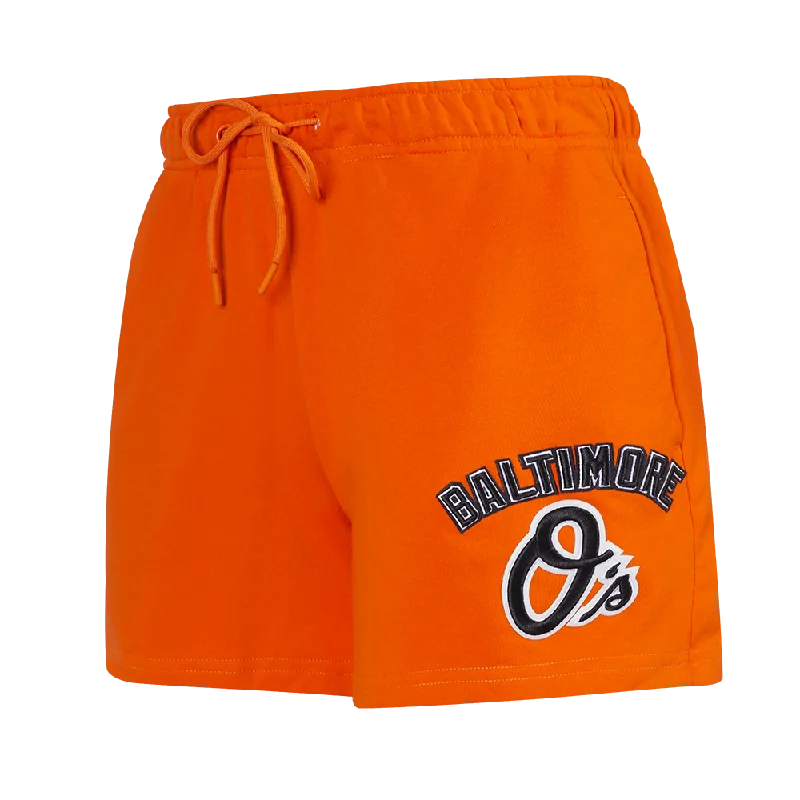 MLB BALTIMORE ORIOLES CLASSIC WOMEN'S SHORT (ORANGE)