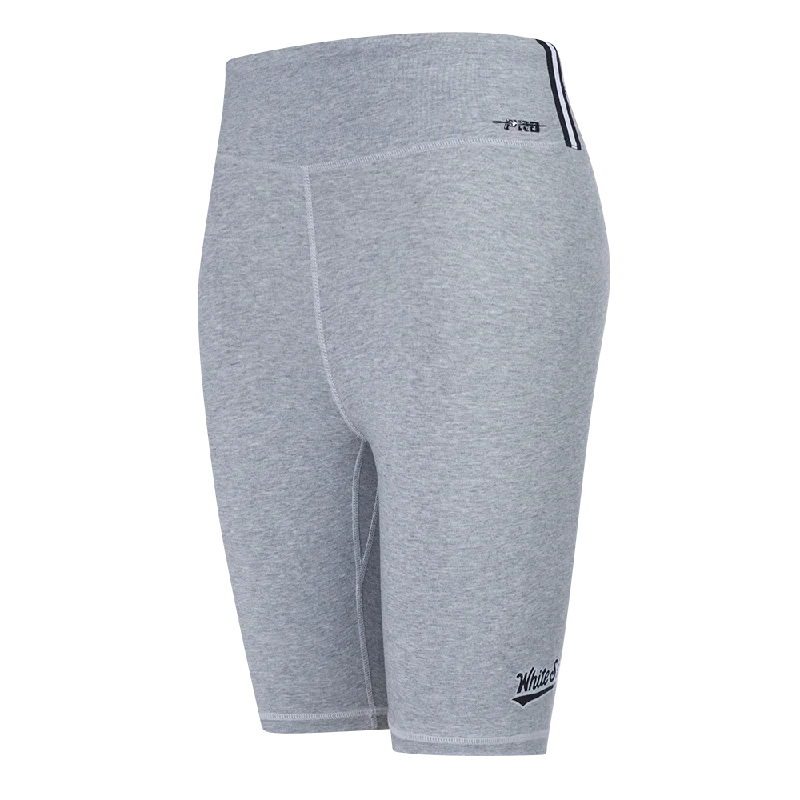 MLB CHICAGO WHITE SOX CLASSIC WOMEN'S BIKE SHORT (HEATHER GREY)