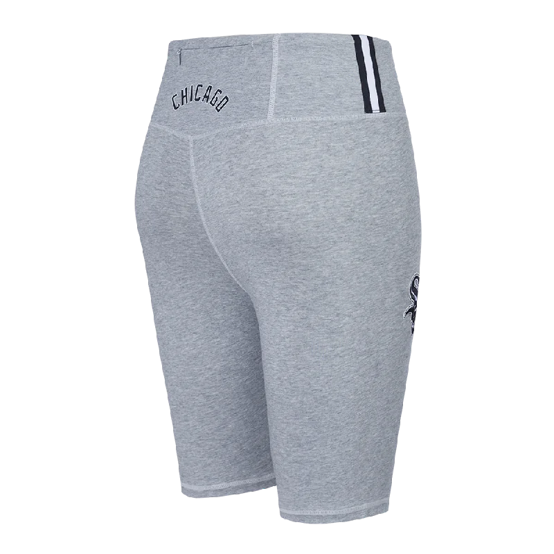 MLB CHICAGO WHITE SOX CLASSIC WOMEN'S BIKE SHORT (HEATHER GREY)