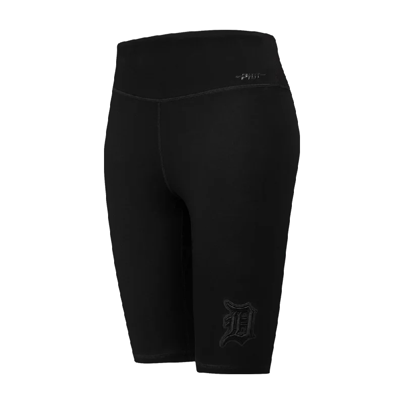 MLB DETROIT TIGERS NEUTRAL WOMEN'S JERSEY BIKE SHORT (BLACK)