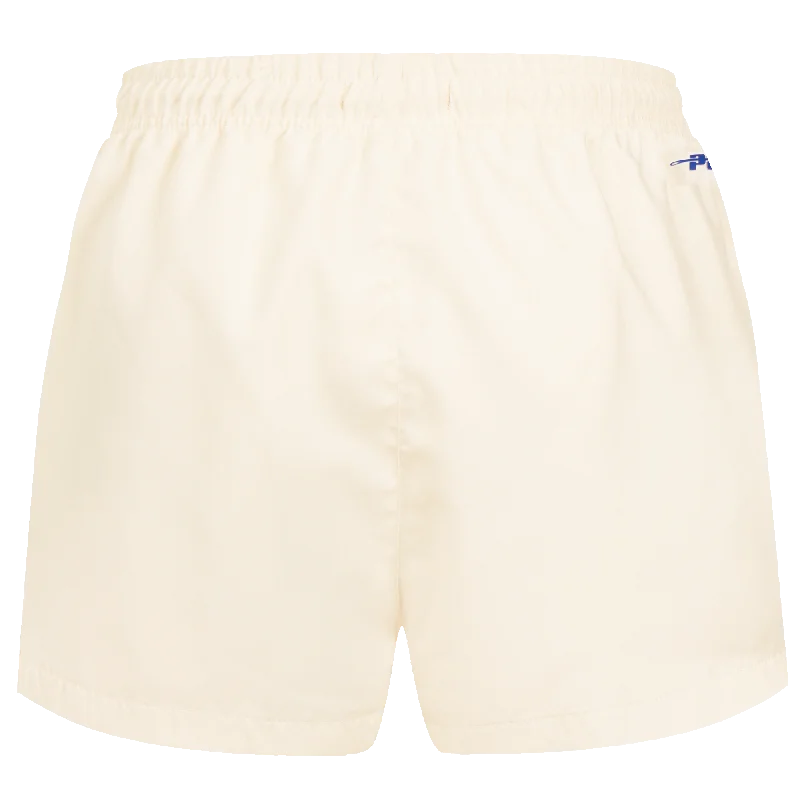 MLB KANSAS CITY ROYALS TRIPLE TONAL WOMEN'S WOVEN SHORT (EGGSHELL)