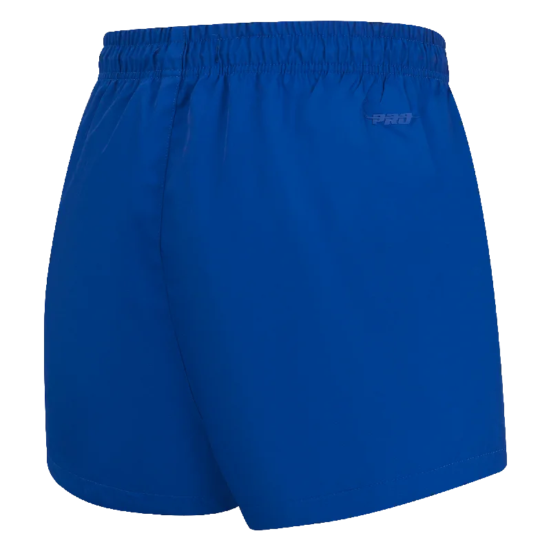 MLB KANSAS CITY ROYALS TRIPLE TONAL WOMEN'S WOVEN SHORT (ROYAL BLUE)