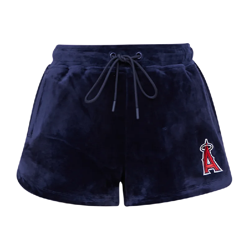 MLB LOS ANGELES ANGELS CLASSIC WOMEN'S VELOUR SHORT (MIDNIGHT NAVY)