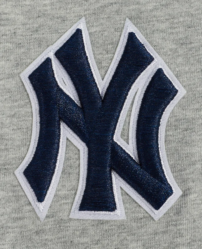 MLB NEW YORK YANKEES CLASSIC WOMEN'S BIKE SHORT (HEATHER GREY)