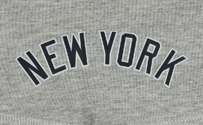 MLB NEW YORK YANKEES CLASSIC WOMEN'S BIKE SHORT (HEATHER GREY)