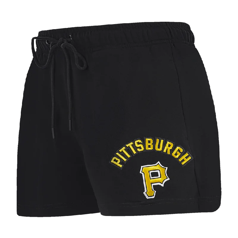 MLB PITTSBURGH PIRATES CLASSIC WOMEN'S SHORT (BLACK)