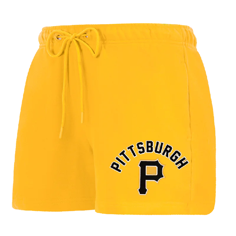 MLB PITTSBURGH PIRATES CLASSIC WOMEN'S SHORT (YELLOW)