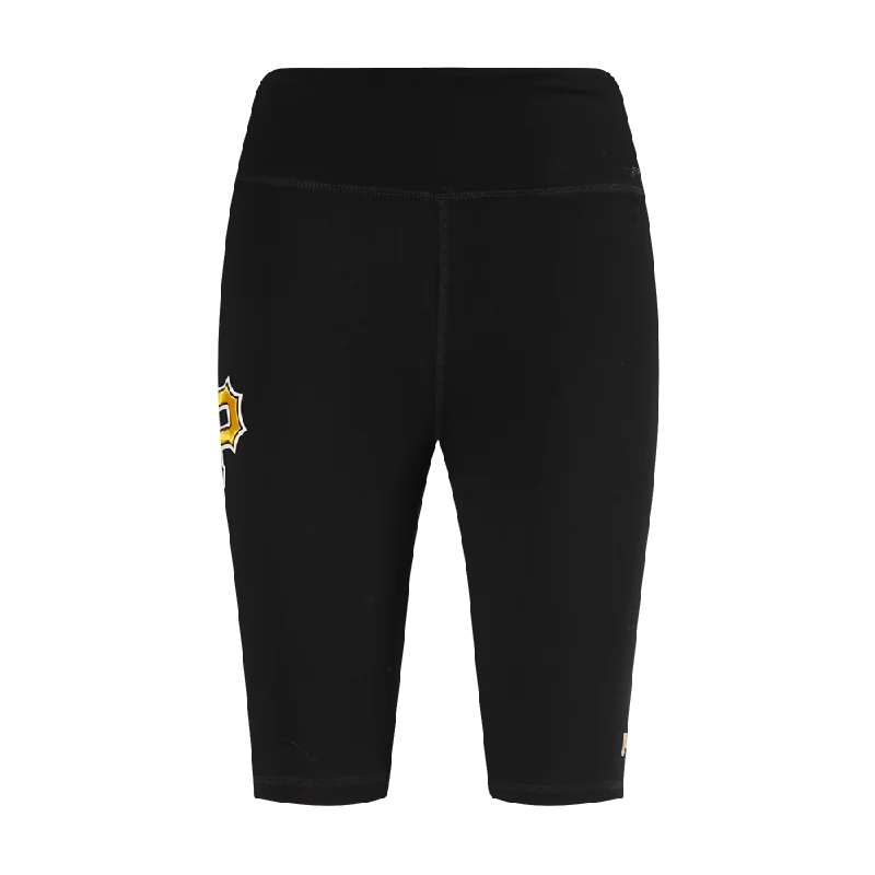 MLB PITTSBURGH PIRATES CLASSIC WOMEN'S BIKE SHORT (BLACK)