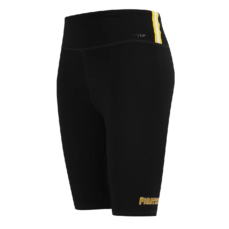 MLB PITTSBURGH PIRATES CLASSIC WOMEN'S BIKE SHORT (BLACK)