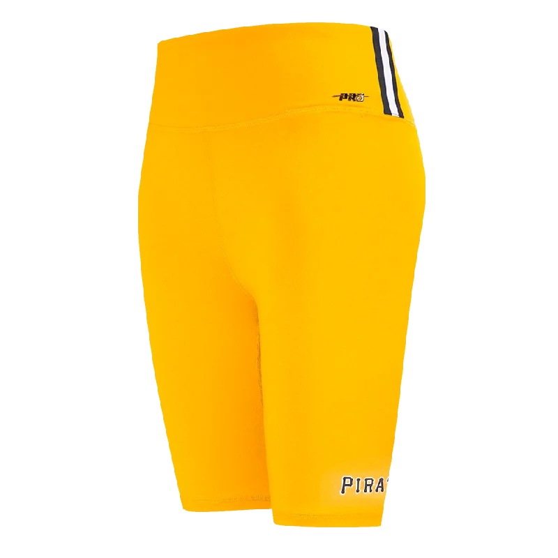 MLB PITTSBURGH PIRATES CLASSIC WOMEN'S BIKE SHORT (YELLOW)