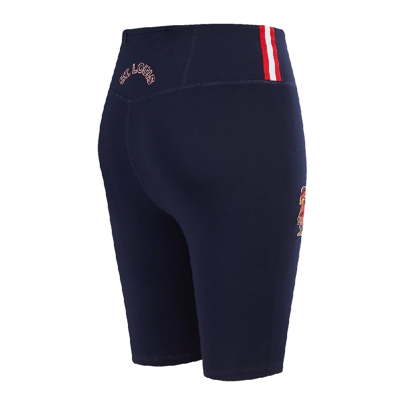 MLB ST. LOUIS CARDINALS CLASSIC WOMEN'S BIKE SHORT (MIDNIGHT NAVY)