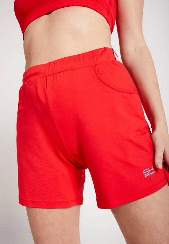 Tennis Bermuda Shorts, rot