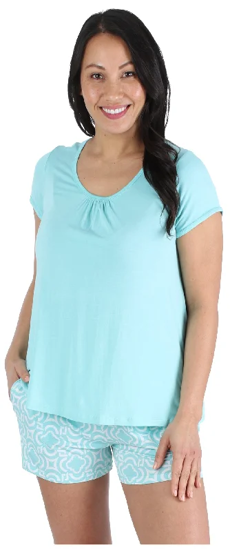 Teal Mosiac - Teal Top / S