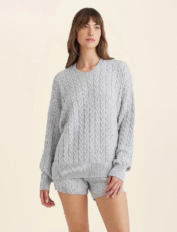 Cosy Cable Cotton Cashmere Jumper