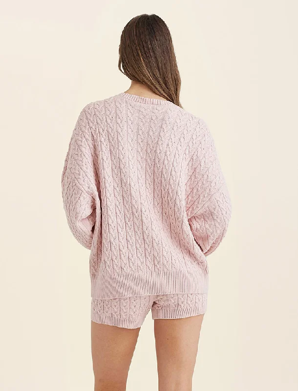 Cosy Cable Cotton Cashmere Short